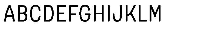Picual Light Semi Condensed Font UPPERCASE