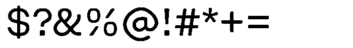 Picual Light Font OTHER CHARS