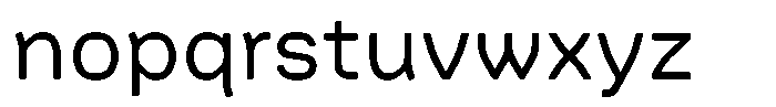 Picual Light Font LOWERCASE