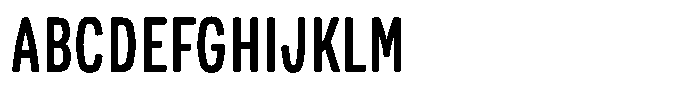 Picual Medium Condensed Font UPPERCASE