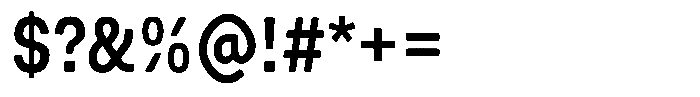 Picual Medium Semi Condensed Font OTHER CHARS