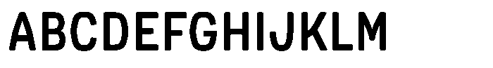 Picual Medium Semi Condensed Font UPPERCASE