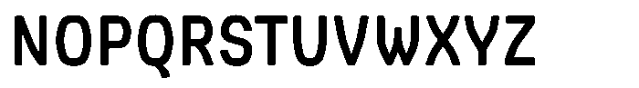 Picual Medium Semi Condensed Font UPPERCASE