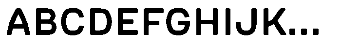 Picual Medium Font UPPERCASE