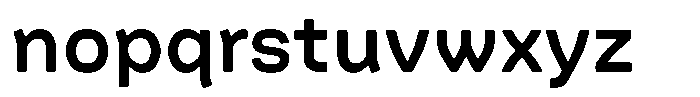 Picual Medium Font LOWERCASE