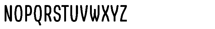 Picual Regular Condensed Font UPPERCASE