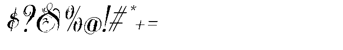 Pidangle Italic Font OTHER CHARS