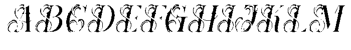 Pidangle Italic Font UPPERCASE