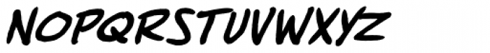 Piekos Toons BB Bold Italic Font LOWERCASE