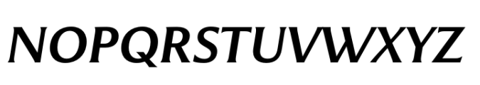 Pier52 Bold Italic Font UPPERCASE