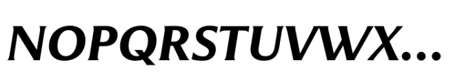 Pier52 Extra Bold Italic Font UPPERCASE