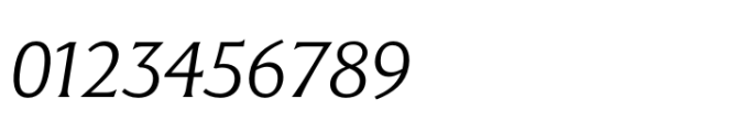 Pier52 Light Italic Font OTHER CHARS