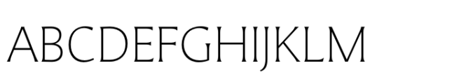 Pier52 Thin Font UPPERCASE