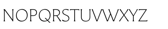 Pier52 Thin Font UPPERCASE