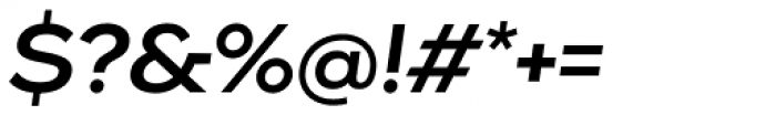 Pieta Medium Italic Font OTHER CHARS