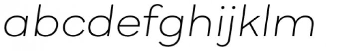 Pieta Thin Italic Font LOWERCASE