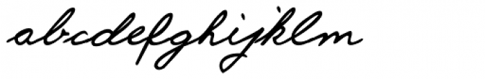 Pietro Handwriting Font LOWERCASE
