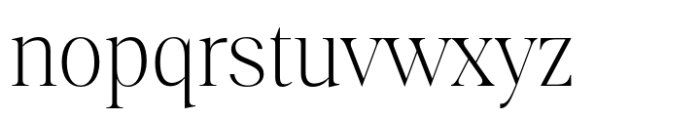 Pigaty Extra Light Font LOWERCASE