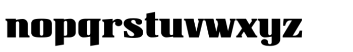 Pigneto Black Font LOWERCASE