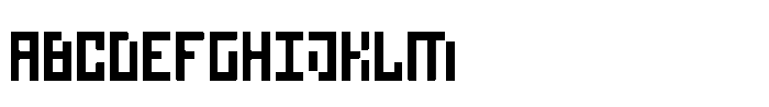 Piksel Core Bold Font UPPERCASE