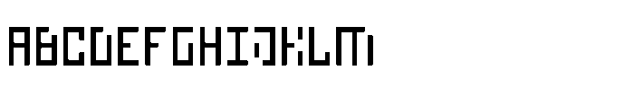 Piksel Core Medium Font UPPERCASE