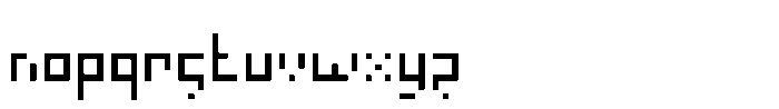Piksel Core Medium Font LOWERCASE