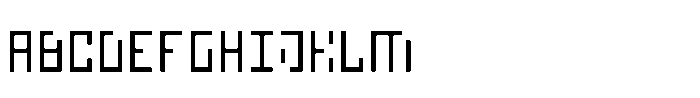 Piksel Core Regular Font UPPERCASE