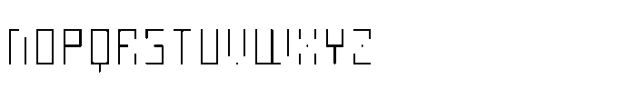 Piksel Core Thin Font UPPERCASE