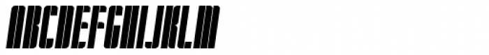 Pila Condensed Oblique Font UPPERCASE