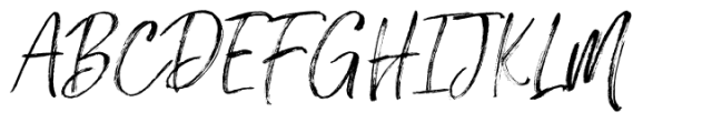 Pilamption Brush Font UPPERCASE