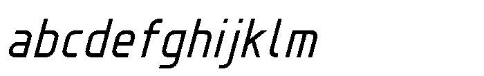 Pilatus ISO Pilatus-ISO Italic FONT