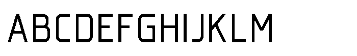 Pilatus ISO Pilatus-ISO Standard Font UPPERCASE