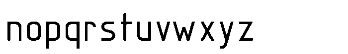 Pilatus ISO Pilatus-ISO Standard Font LOWERCASE