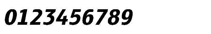 Pilea Extrabold Italic Font OTHER CHARS