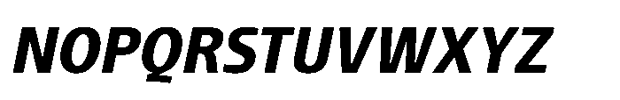 Pilea Extrabold Italic Font UPPERCASE