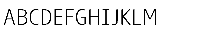 Pilea Extralight Font UPPERCASE
