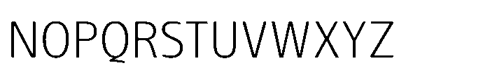 Pilea Extralight Font UPPERCASE