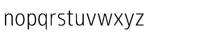 Pilea Extralight Font LOWERCASE