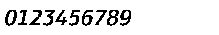 Pilea Medium Italic Font OTHER CHARS