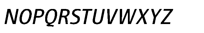 Pilea Regular Italic Font UPPERCASE