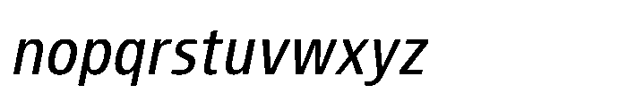 Pilea Regular Italic Font LOWERCASE