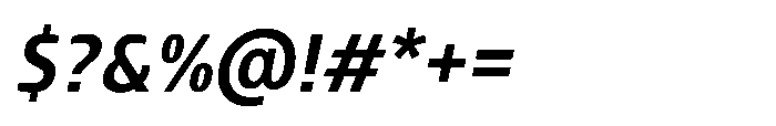Pilea Semibold Italic Font OTHER CHARS