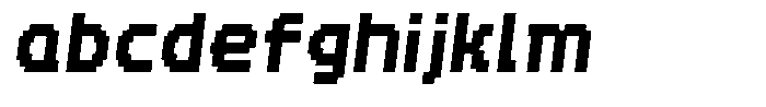 Pileup Bold Oblique FONT