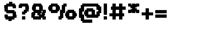 Pileup Bold Font OTHER CHARS