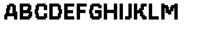 Pileup Bold Font UPPERCASE