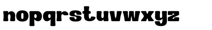 Pillbery Regular Font LOWERCASE
