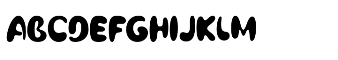 Pillowpop Font UPPERCASE