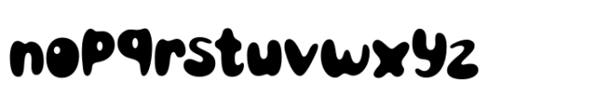Pillowpop Font LOWERCASE