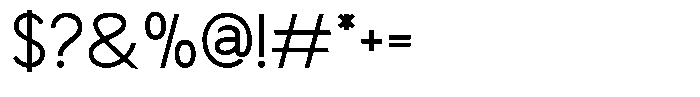 Pimoora Font OTHER CHARS