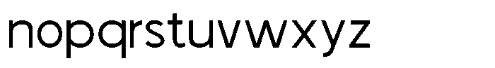 Pimoora Font LOWERCASE